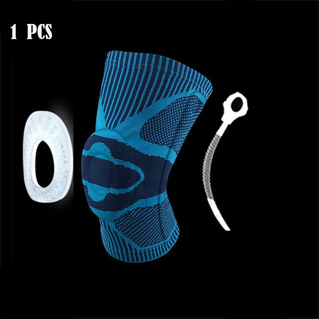Knee Brace Compression Sleeve Non-Slip Running Hiking Soccer Basketball Meniscus Tear Arthritis Single Wrap Kneepads Knee Pads