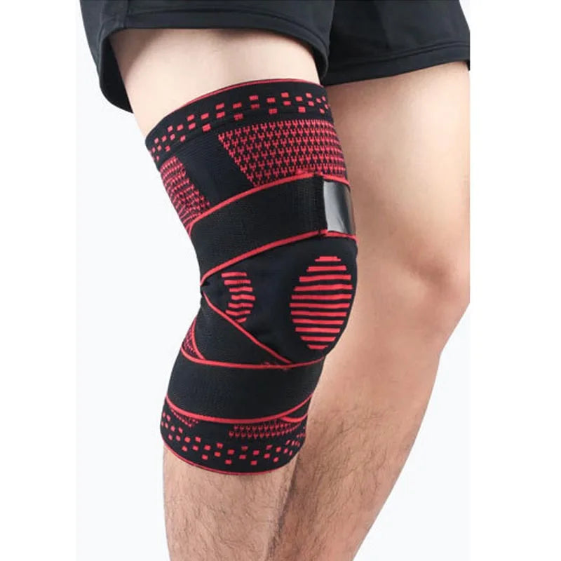 Knee Brace Compression Sleeve Non-Slip Running Hiking Soccer Basketball Meniscus Tear Arthritis Single Wrap Kneepads Knee Pads