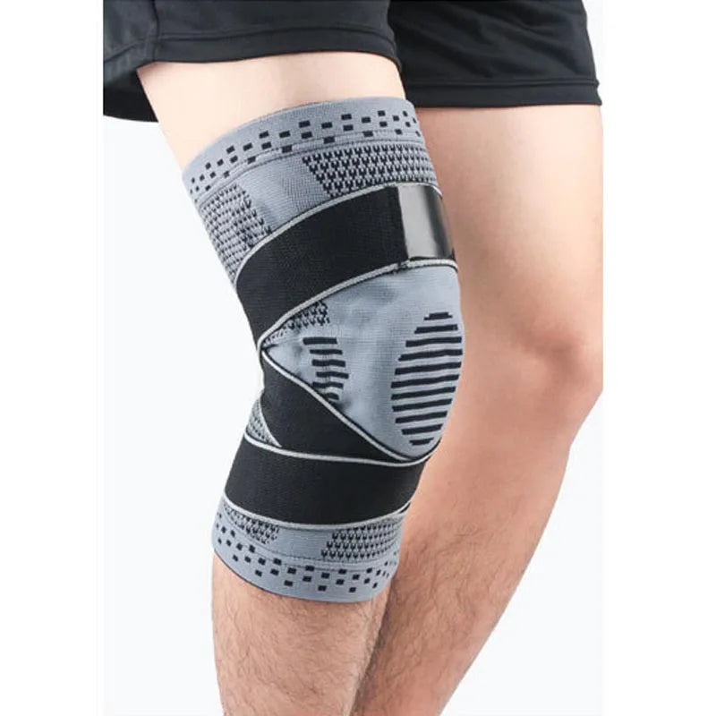 Knee Brace Compression Sleeve Non-Slip Running Hiking Soccer Basketball Meniscus Tear Arthritis Single Wrap Kneepads Knee Pads