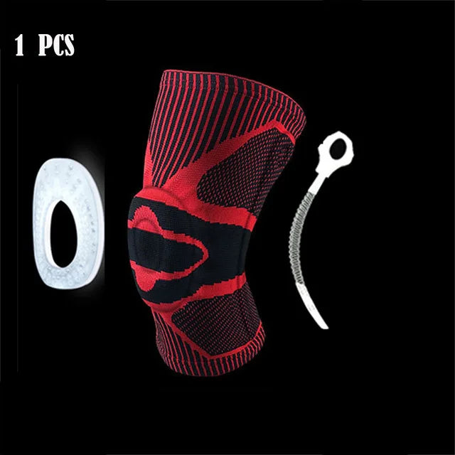 Knee Brace Compression Sleeve Non-Slip Running Hiking Soccer Basketball Meniscus Tear Arthritis Single Wrap Kneepads Knee Pads