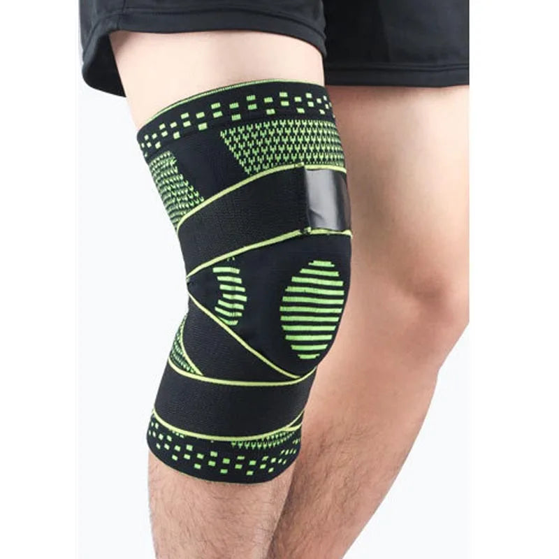 Knee Brace Compression Sleeve Non-Slip Running Hiking Soccer Basketball Meniscus Tear Arthritis Single Wrap Kneepads Knee Pads