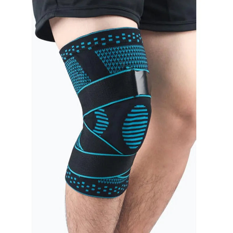 Knee Brace Compression Sleeve Non-Slip Running Hiking Soccer Basketball Meniscus Tear Arthritis Single Wrap Kneepads Knee Pads
