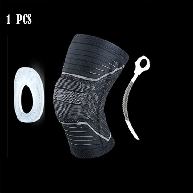 Knee Brace Compression Sleeve Non-Slip Running Hiking Soccer Basketball Meniscus Tear Arthritis Single Wrap Kneepads Knee Pads