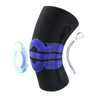 Knee Brace Compression Sleeve Non-Slip Running Hiking Soccer Basketball Meniscus Tear Arthritis Single Wrap Kneepads Knee Pads