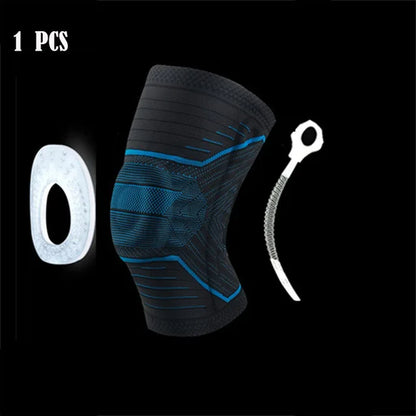 Knee Brace Compression Sleeve Non-Slip Running Hiking Soccer Basketball Meniscus Tear Arthritis Single Wrap Kneepads Knee Pads